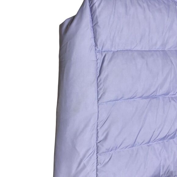 Lands End Down Puffer Vest Womens M 10-12 Purple Zip Pockets Gorpcore Outdoor - Picture 13 of 16